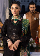 Mahrukh By Mahnur Luxury Lawn 3 Piece Unstitched Suit M24MLL-HEMAYAL